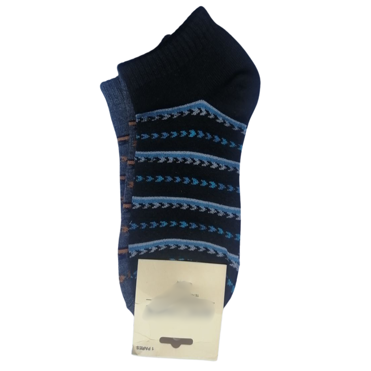 MEDIAS TOBILLERAS DE DAMA – COLORES OSCUROS CON RAYAS - Image 5