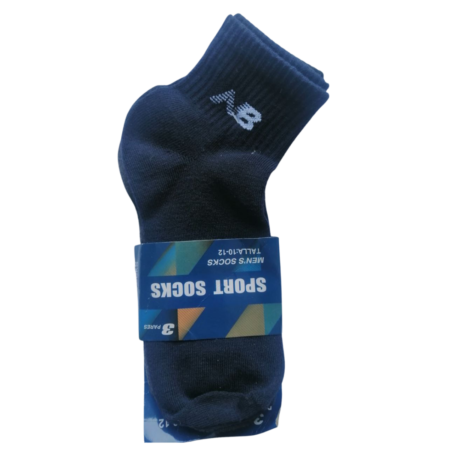 🧦 MEDIAS DEPORTIVAS NEGRAS – MODELO ESTILO DE MARCA