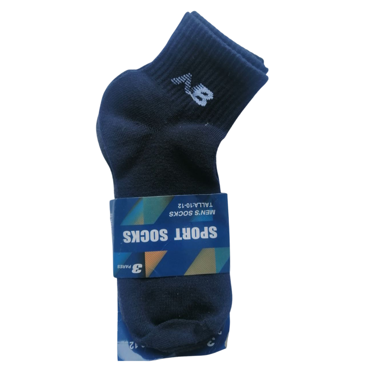 🧦 MEDIAS DEPORTIVAS NEGRAS – MODELO ESTILO DE MARCA